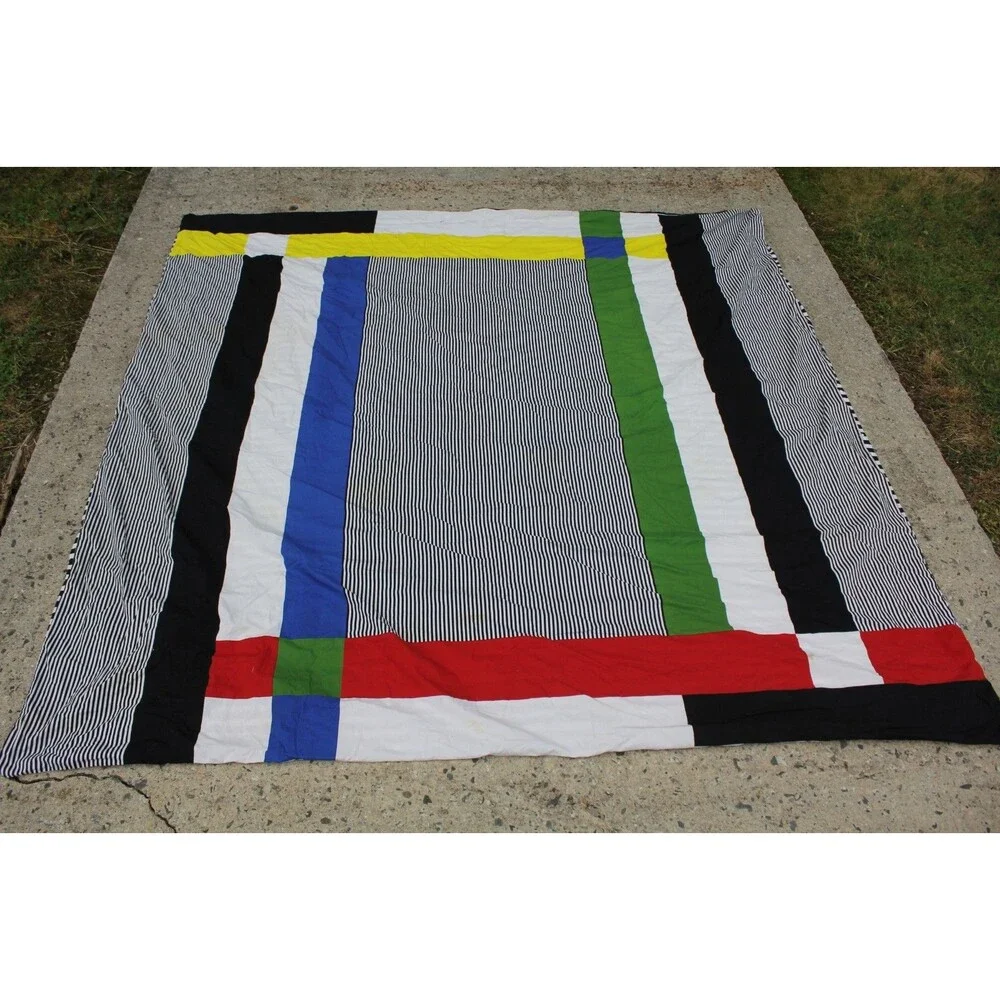 Ikea TVABLAD (DOUBLE/QUEEN) Duvet Cover Set Bright Colors WILJ Cotton 13984 NICE